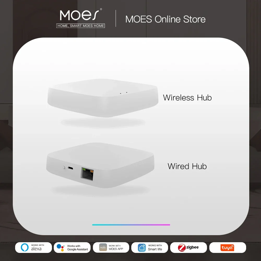 Tuya zigbee 3.0 hub de gateway - Smart Home Moes avaliação e preço