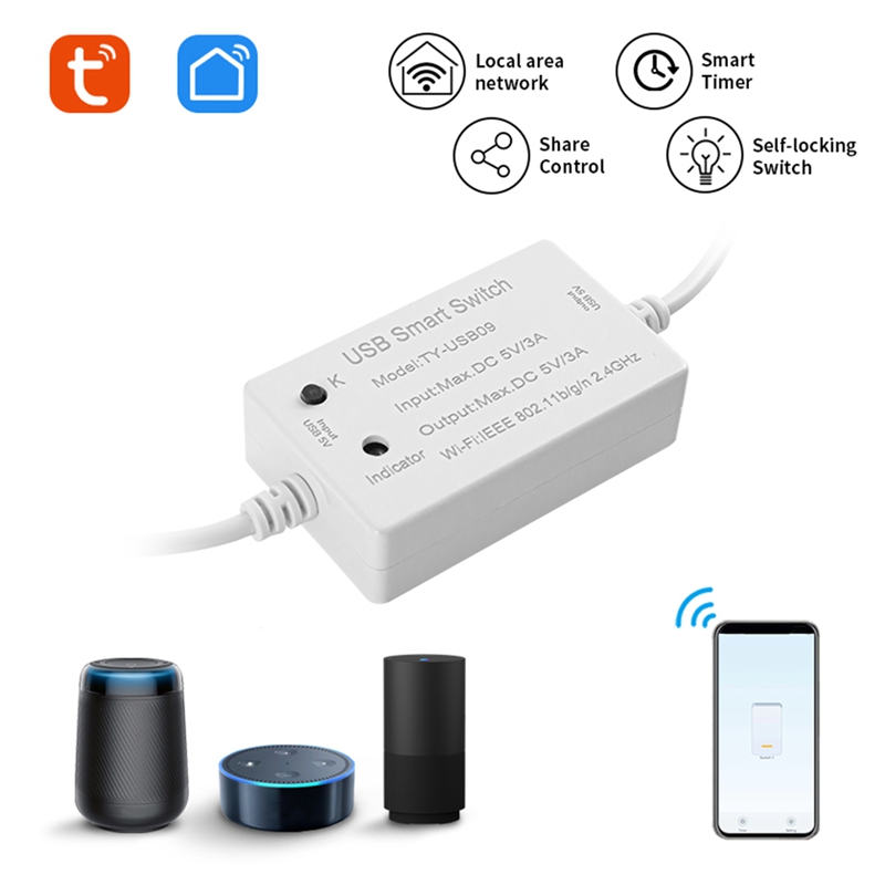 Tuya Universal USB Switch Inte - Smart Home Utilities avaliação e preço