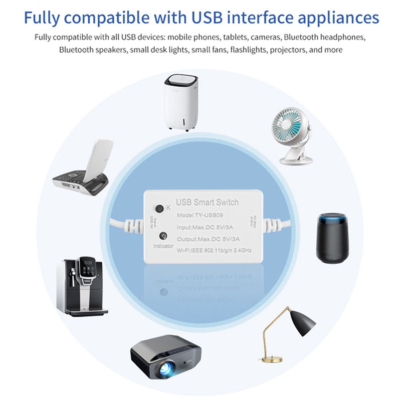 Tuya Universal USB Switch Inte - Smart Home Utilities avaliação e preço
